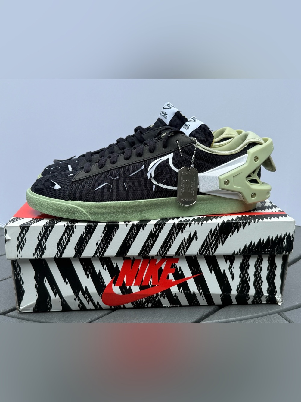 Nike Blazer Low Acronym ‘Black Olive Aura’